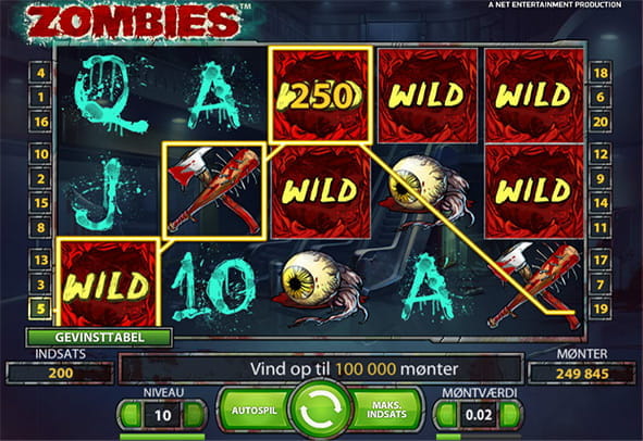 Spil Zombie spillemaskinen gratis og spil derefter for ?gte penge p? et af DKs bedste casinoer